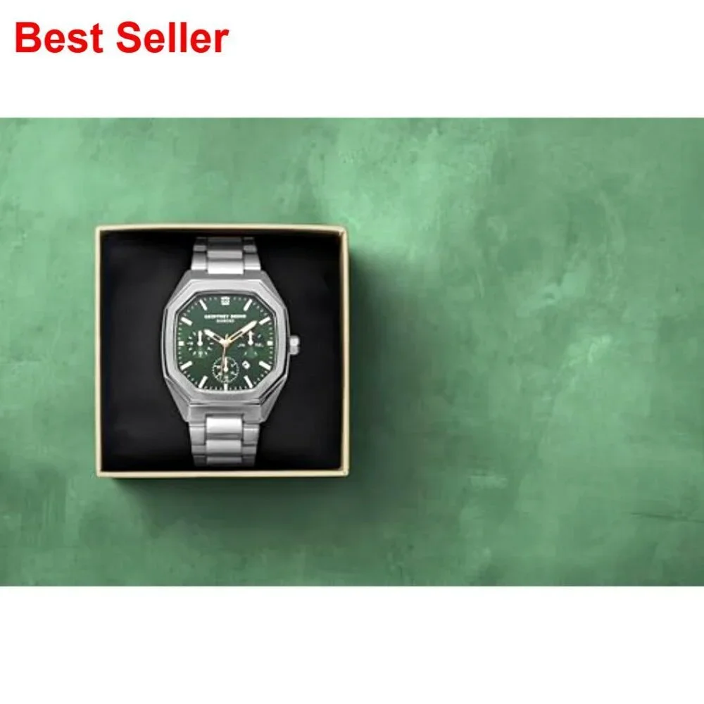 Metal Dress Watch Quartz Movement Water-Resistant Silver